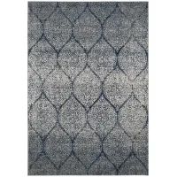Madison Area Rug in Navy/Silver by Safavieh