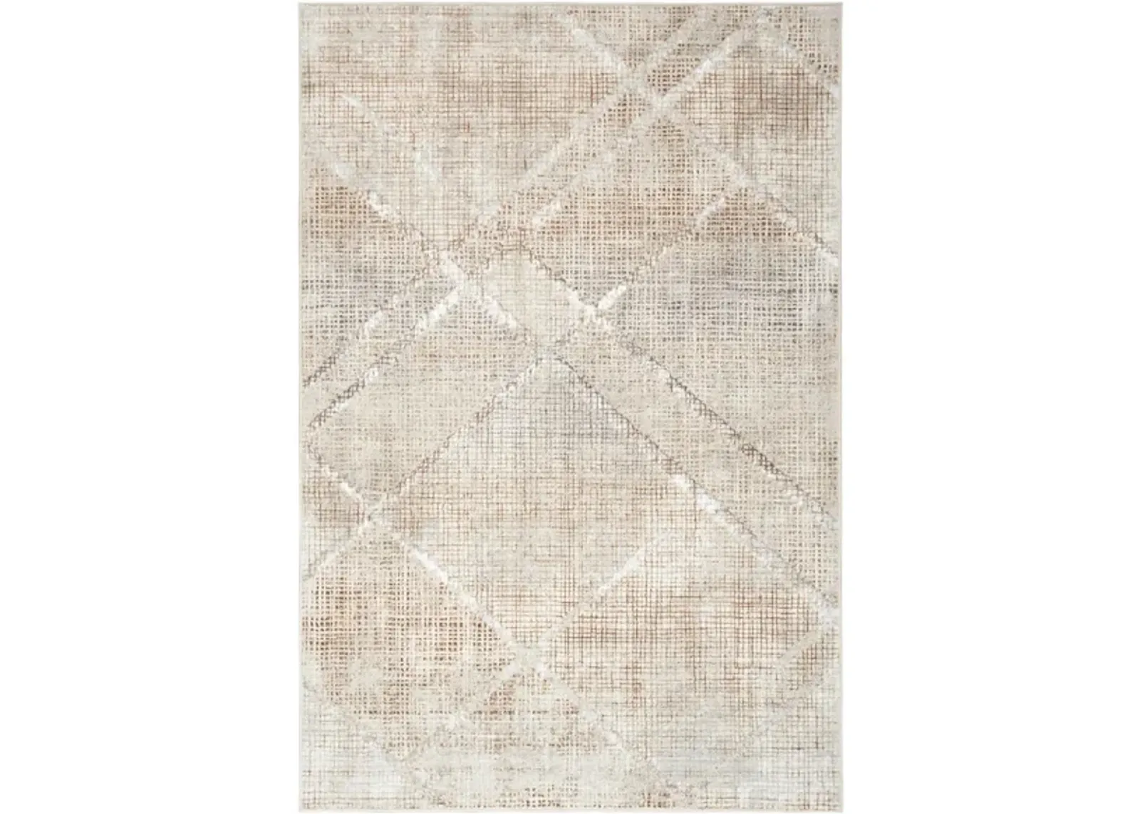 Livy Area Rug in Gray, Mocha by Nourison