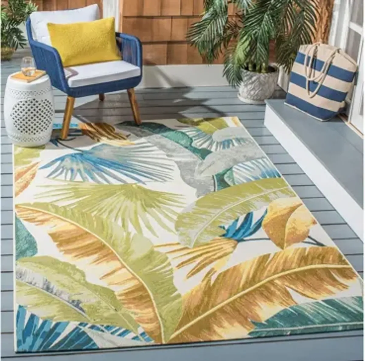 Barbados Palm Indoor/Outdoor Area Rug