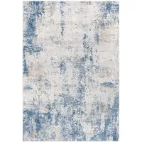 Norland Leeds Rug in Light Gray, Charcoal, Navy, Butter, Cream by Surya