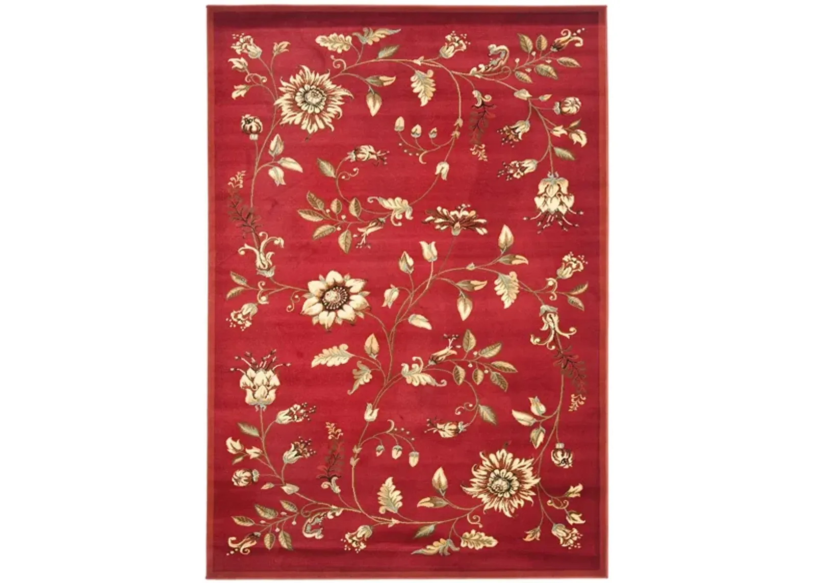 Abernethy Area Rug in Red / Multi by Safavieh