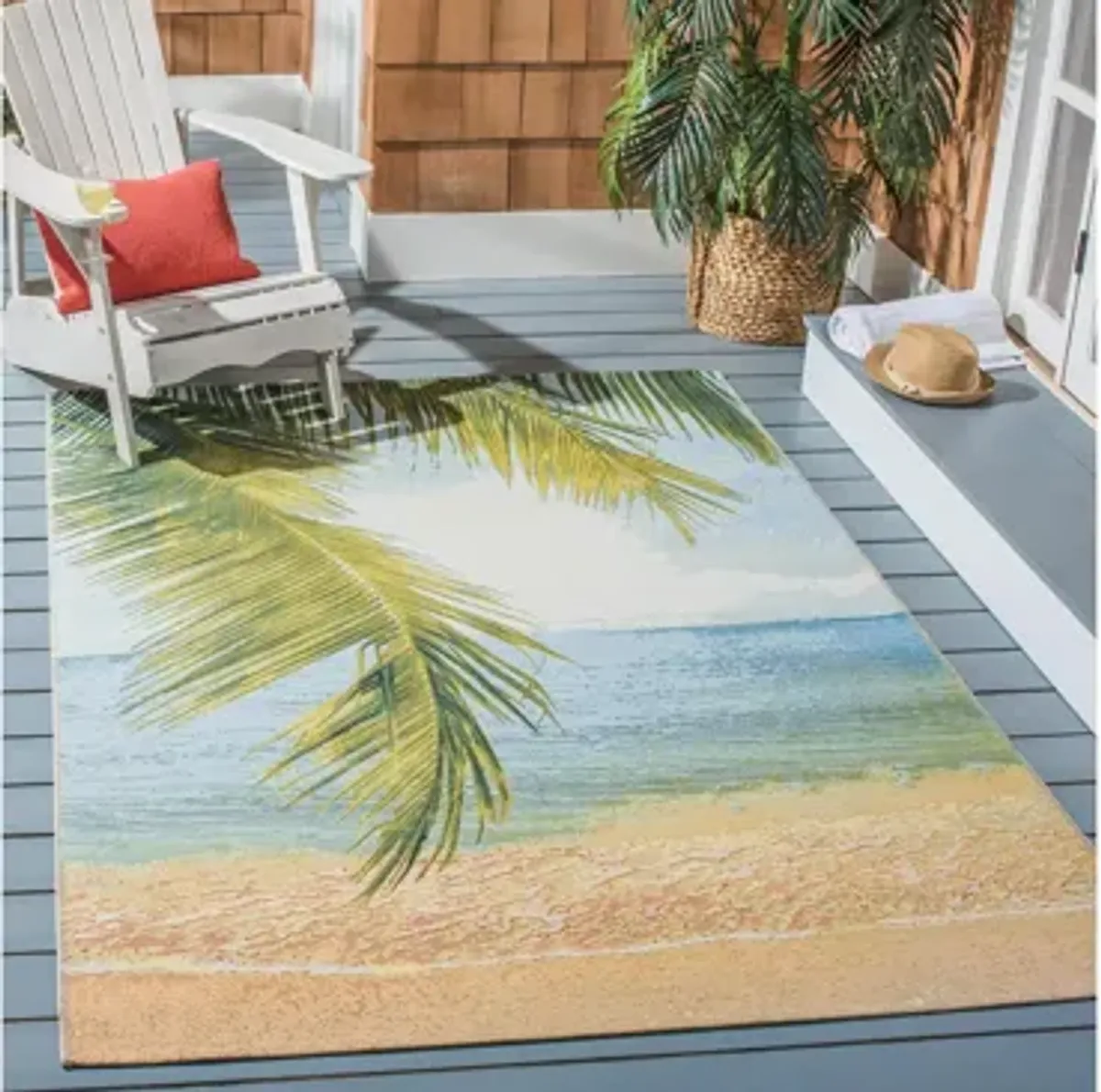 Barbados Sand Indoor/Outdoor Area Rug