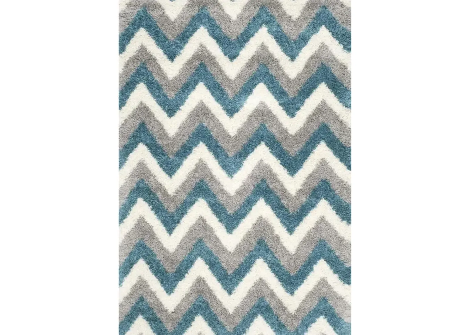 Mikaelson Shag Rug in Blue by Safavieh