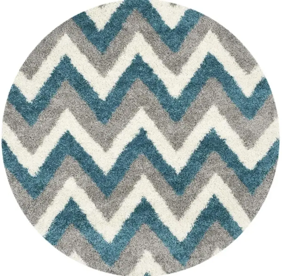 Mikaelson Shag Rug in Blue by Safavieh