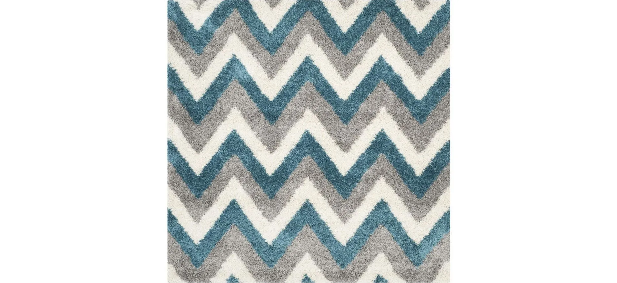 Mikaelson Shag Rug in Blue by Safavieh