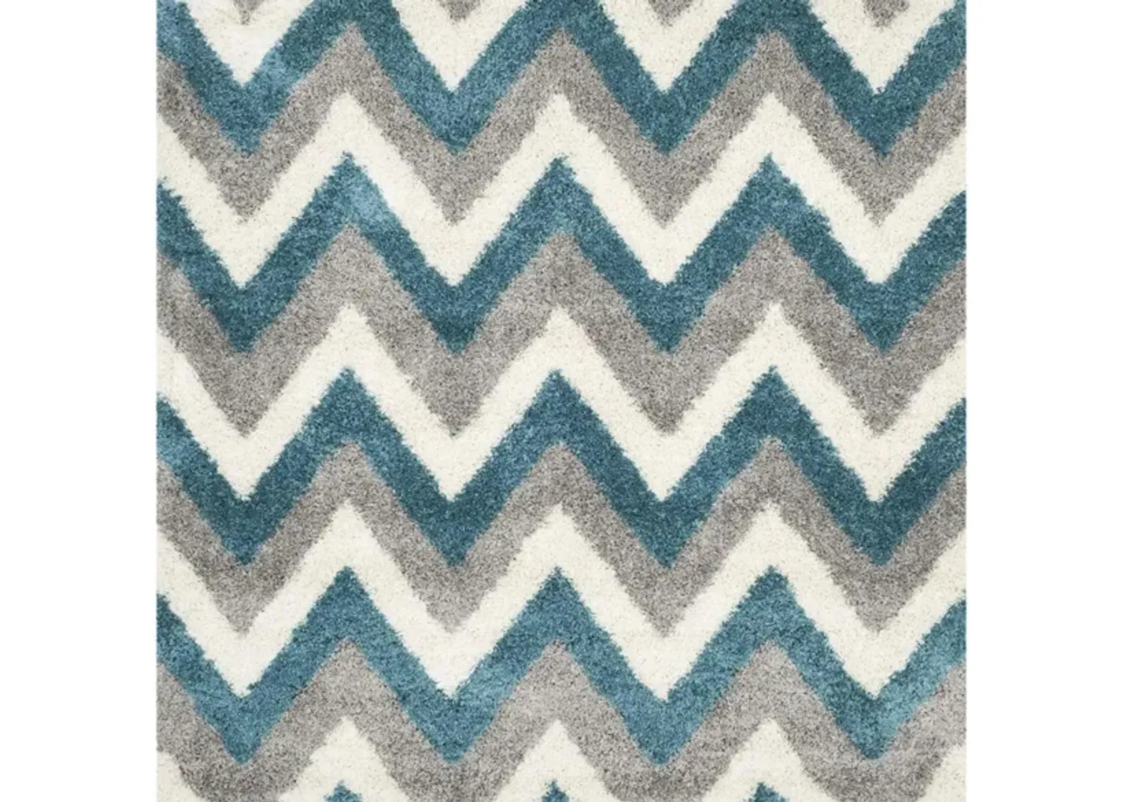 Mikaelson Shag Rug in Blue by Safavieh