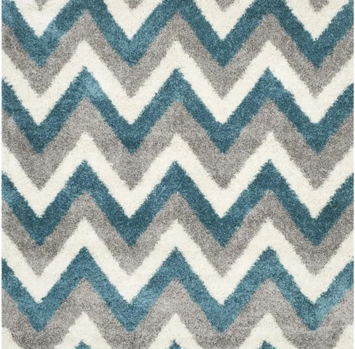 Mikaelson Shag Rug in Blue by Safavieh