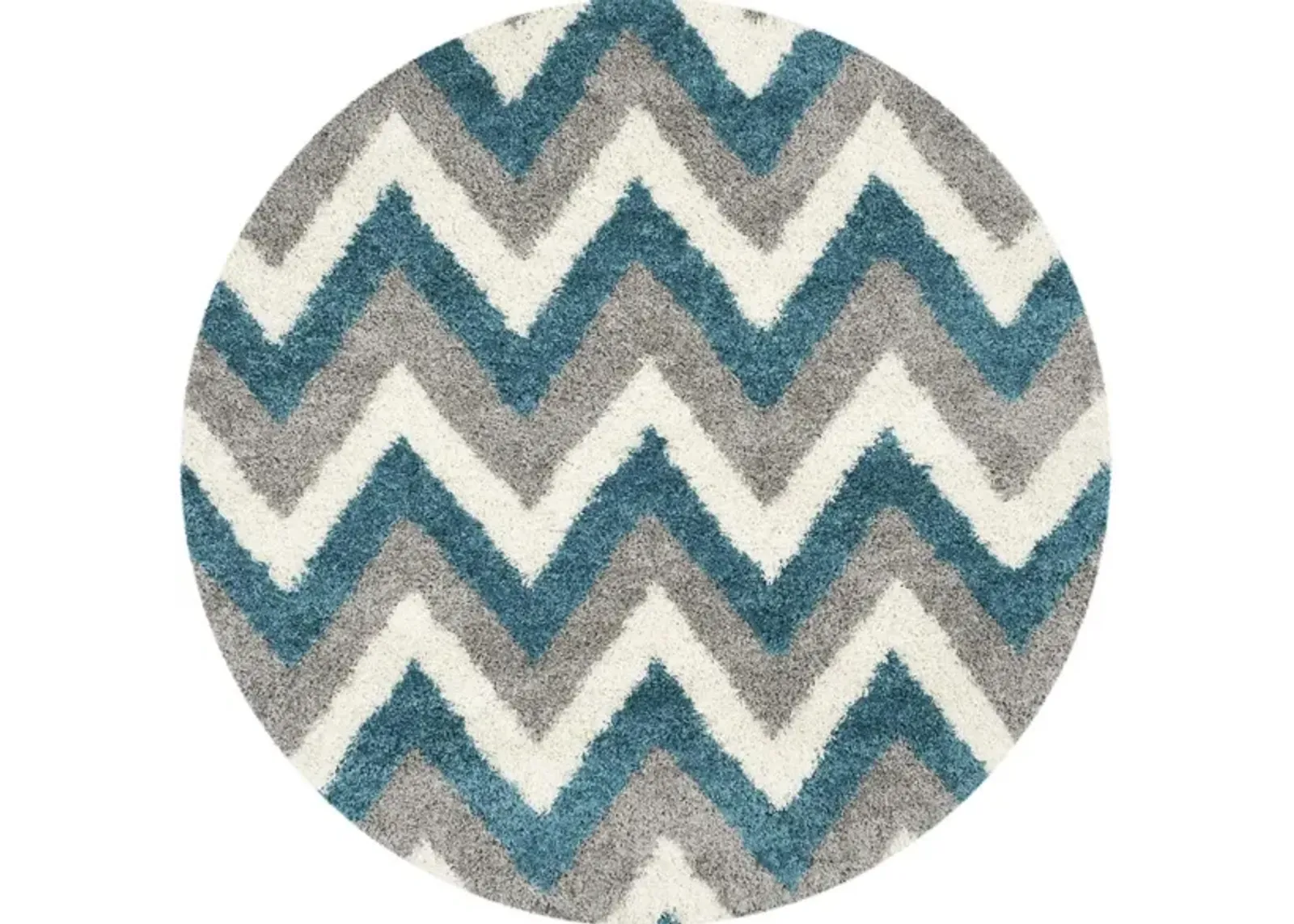 Mikaelson Shag Rug in Blue by Safavieh