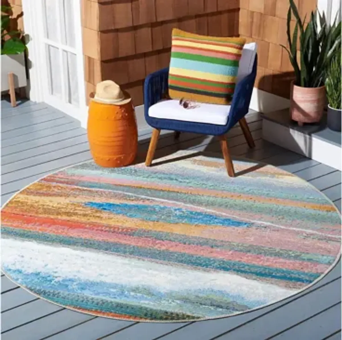 Barbados Sky Indoor/Outdoor Area Rug