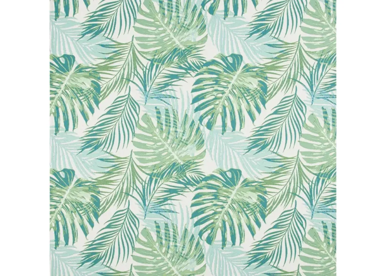 Barbados Cove Indoor/Outdoor Area Rug in Green / Teal by Safavieh