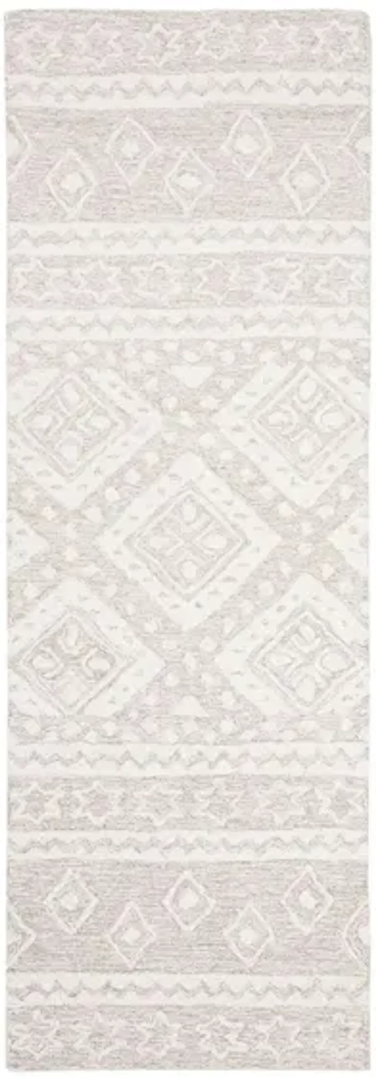 Miyamoto Runner Rug in Beige & Ivory by Safavieh