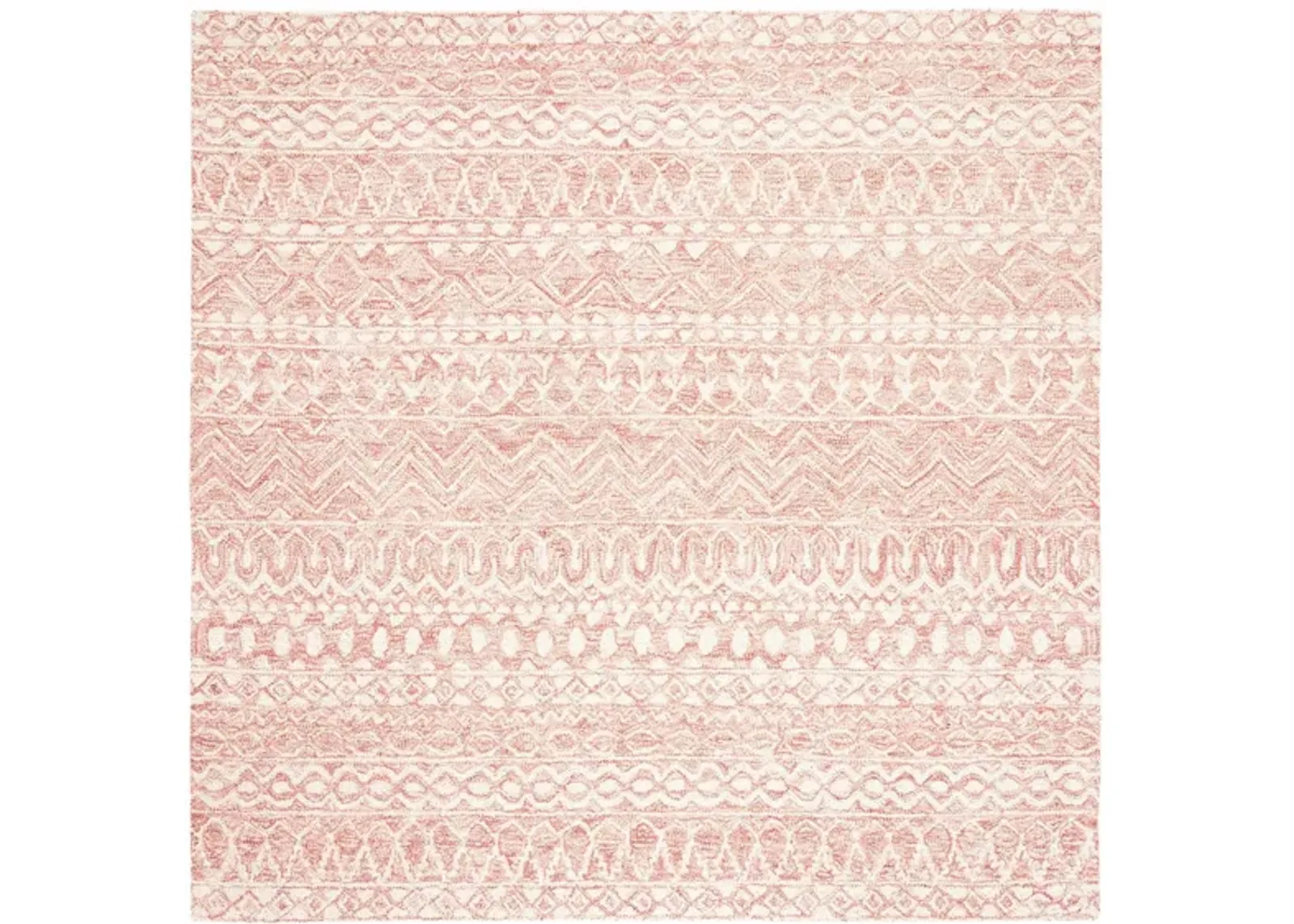 Strobe Area Rug in Pink & Cream by Safavieh