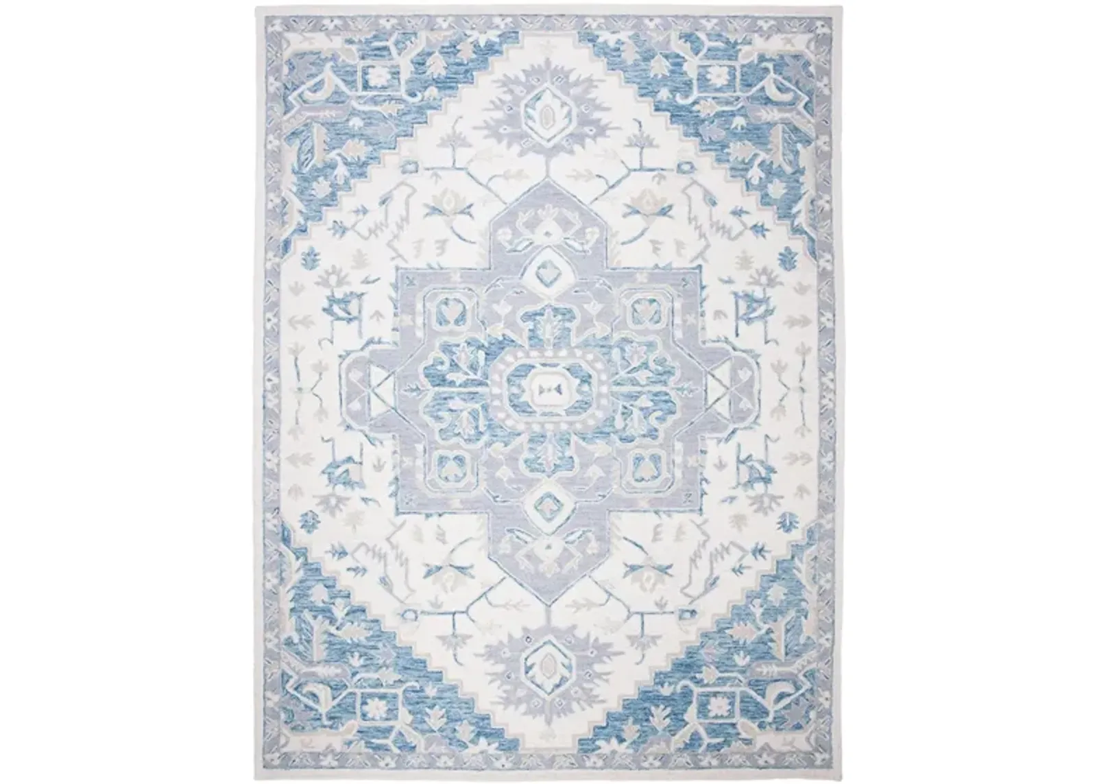 McGrath Area Rug in Ivory & Navy by Safavieh