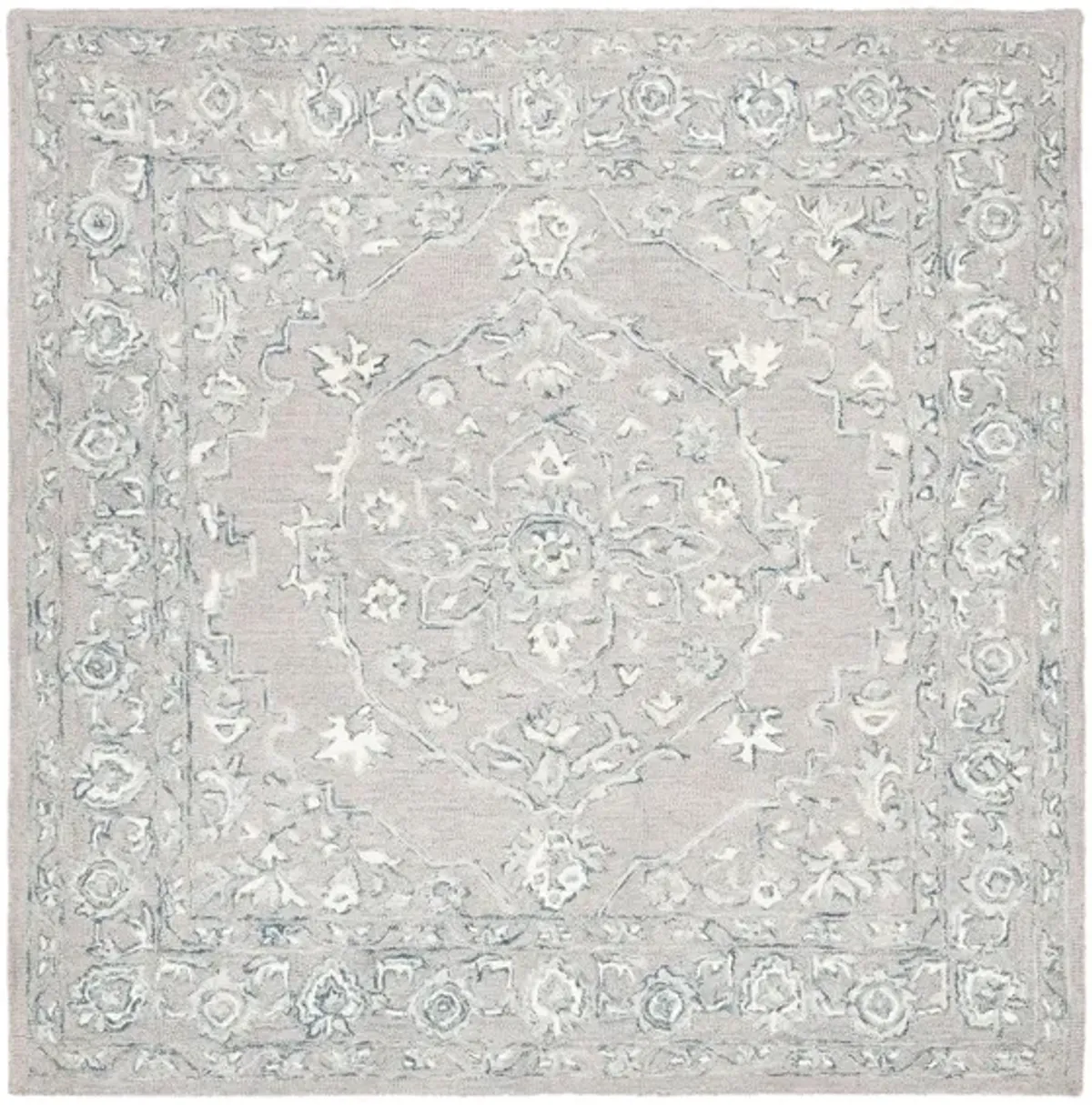 Far Out Area Rug in Light Gray & Cream by Safavieh