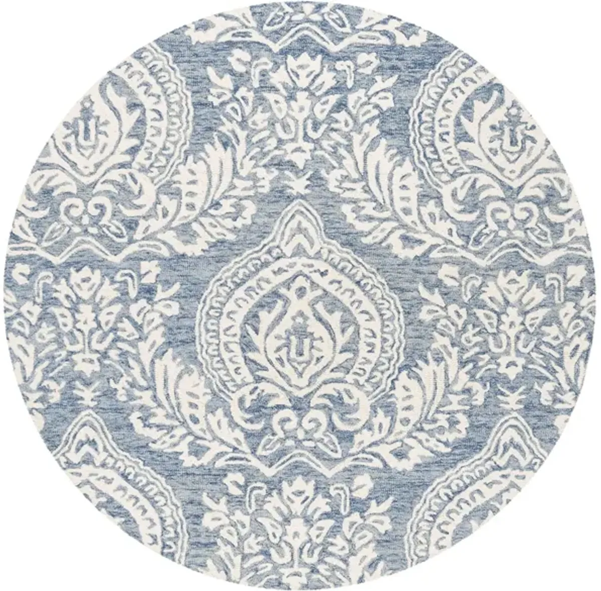 Jorge Area Rug in Blue & Cream by Safavieh