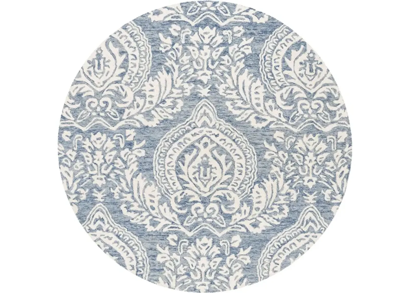 Jorge Area Rug in Blue & Cream by Safavieh