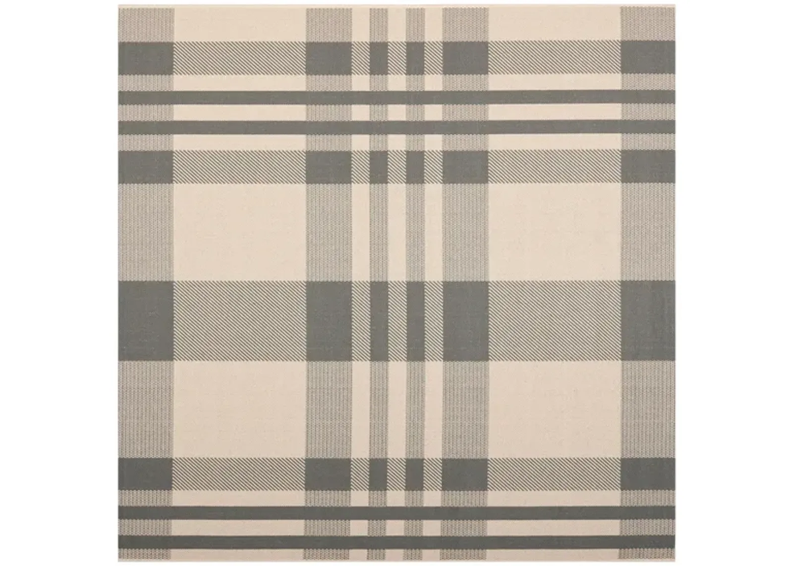 Courtyard Plaid Indoor/Outdoor Area Rug