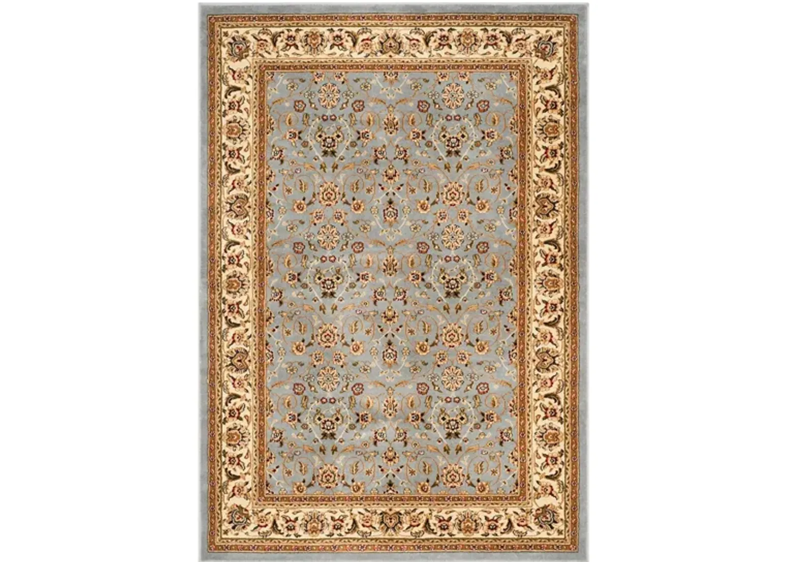 Wimbledon Area Rug in Light Blue / Ivory by Safavieh