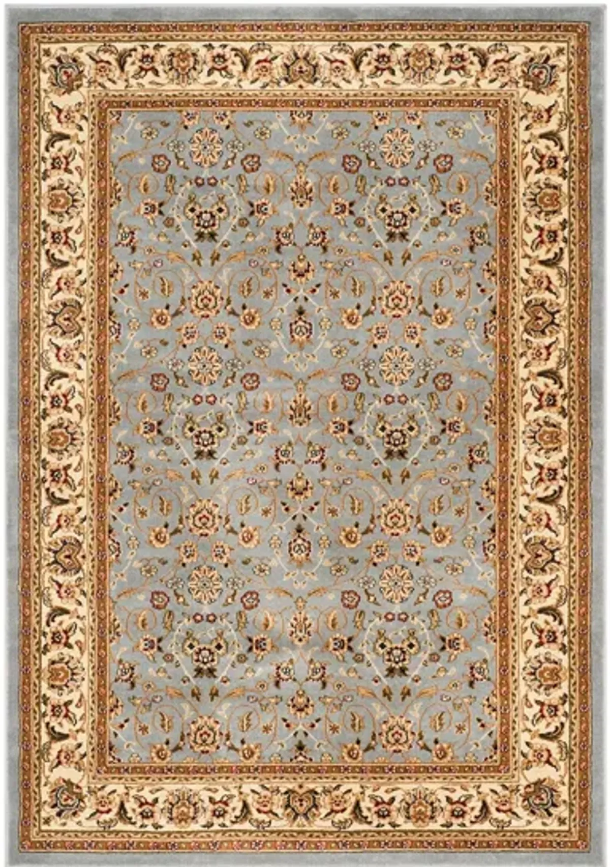 Wimbledon Area Rug in Light Blue / Ivory by Safavieh