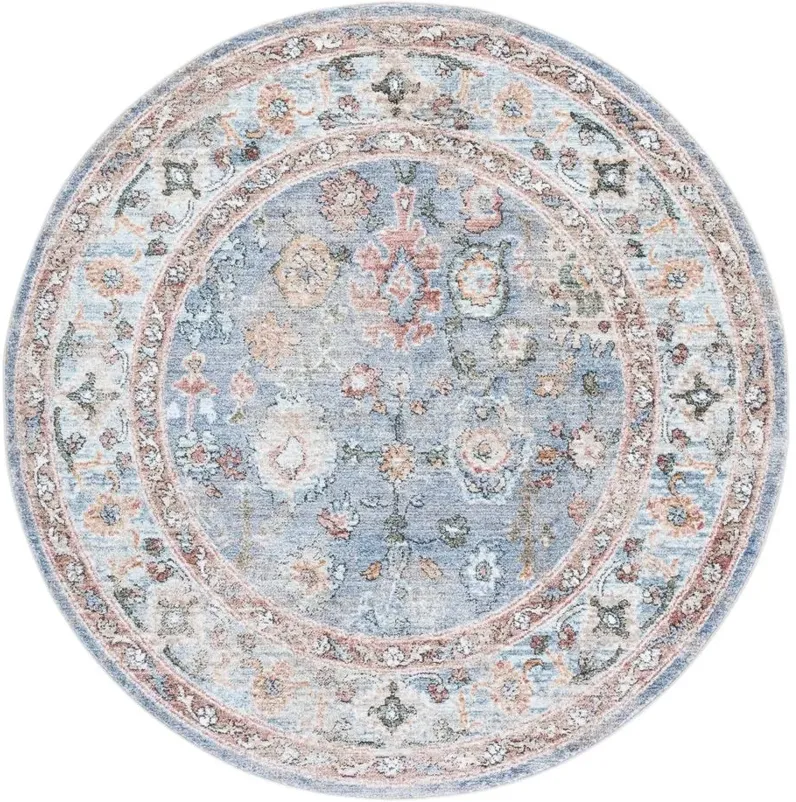 Jasmine Area Rug in Blue & Gold by Safavieh