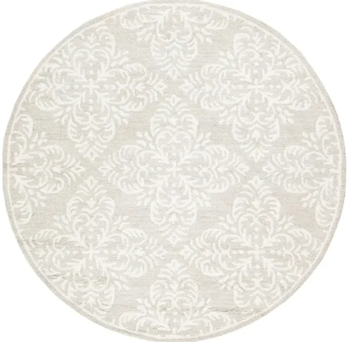 Fred Area Rug in Silver & Cream by Safavieh