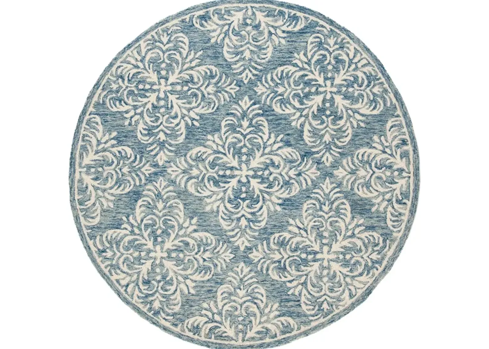 Fred Area Rug in Blue & Cream by Safavieh