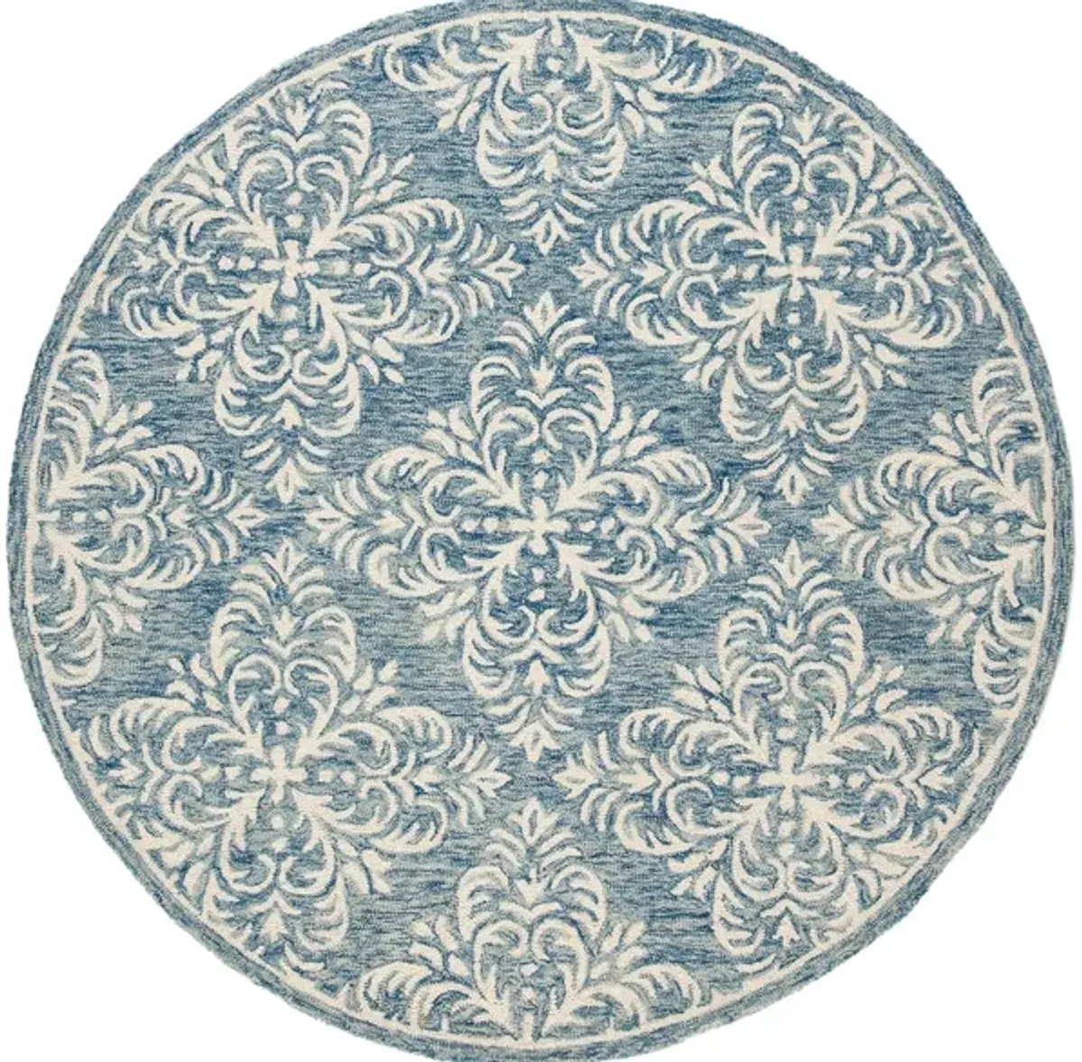 Fred Area Rug in Blue & Cream by Safavieh