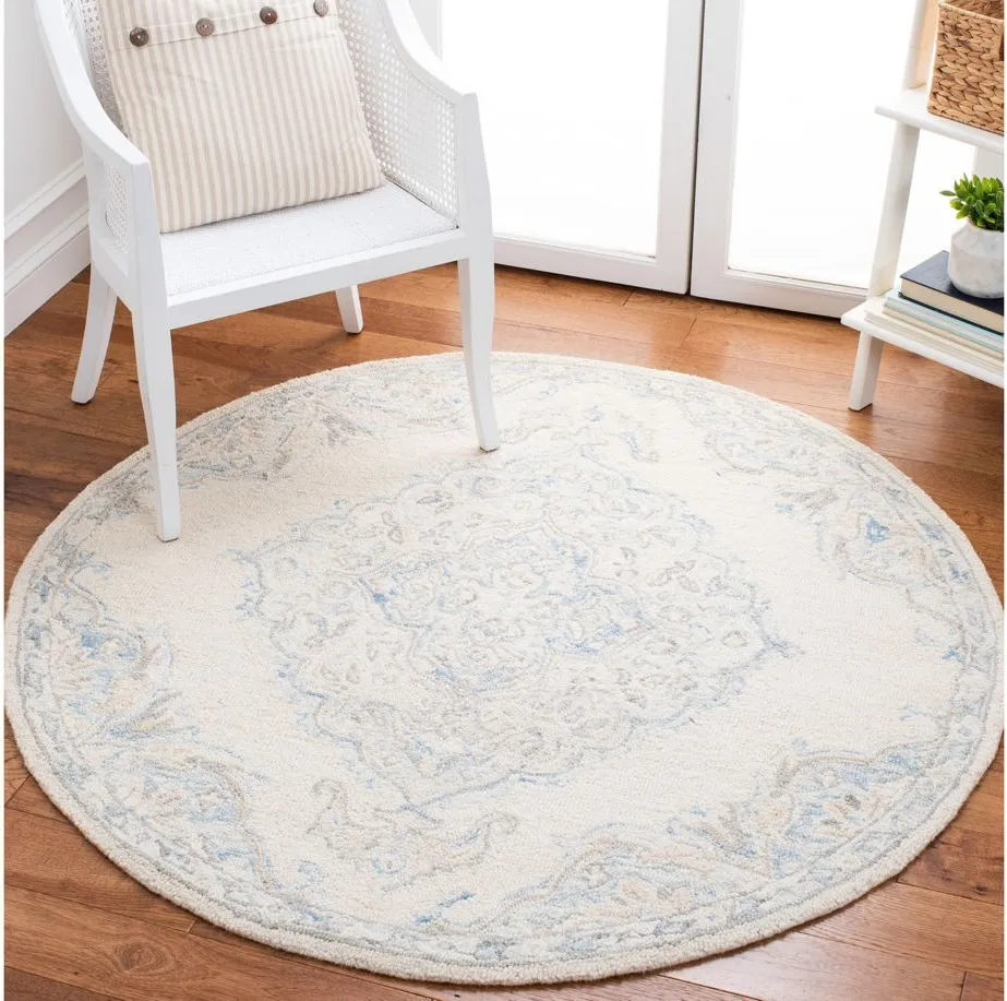 Drummond Area Rug in Ivory & Blue by Safavieh