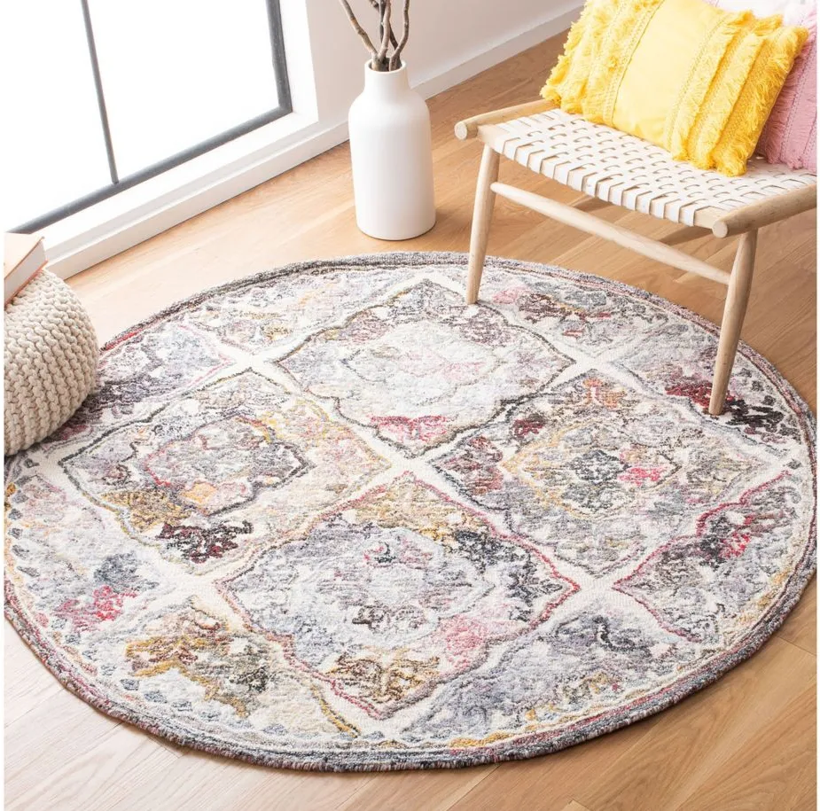 Tenzing Area Rug in Gray & Cream by Safavieh