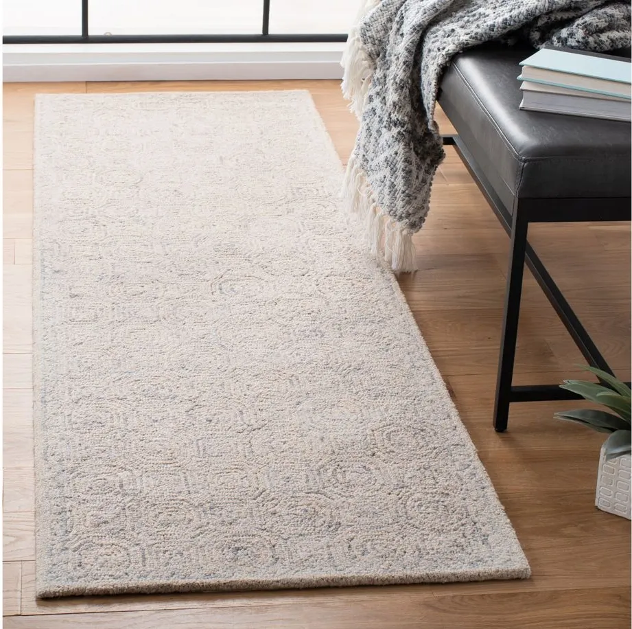 Dupree Runner Rug in Silver & Gray by Safavieh