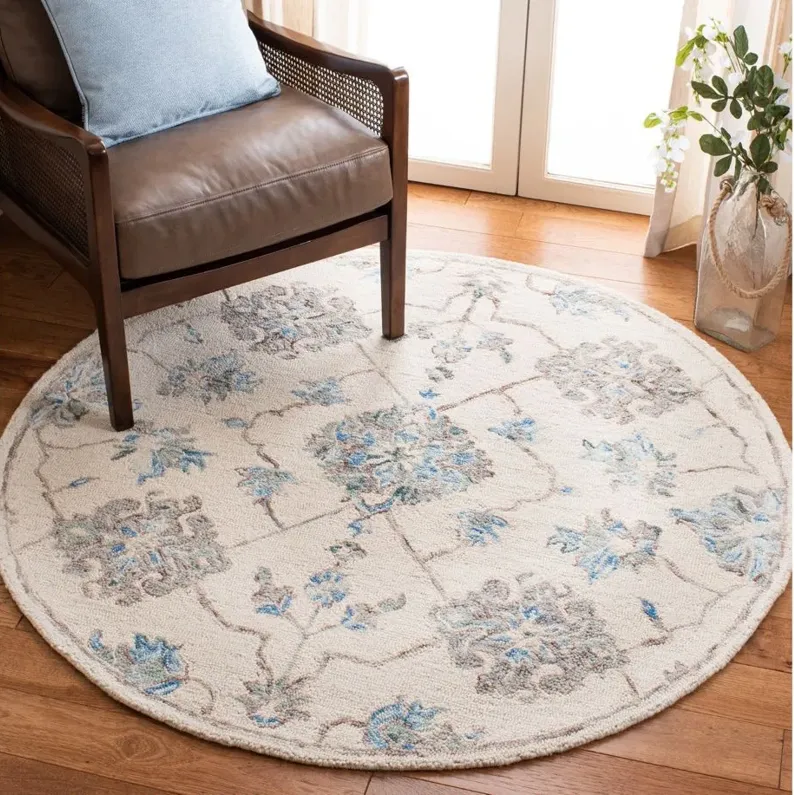 Ramona Area Rug in Ivory & Gray by Safavieh