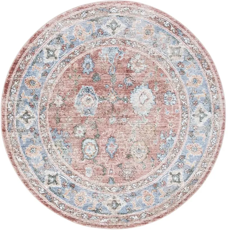 Jasmine Area Rug in Rust & Blue by Safavieh