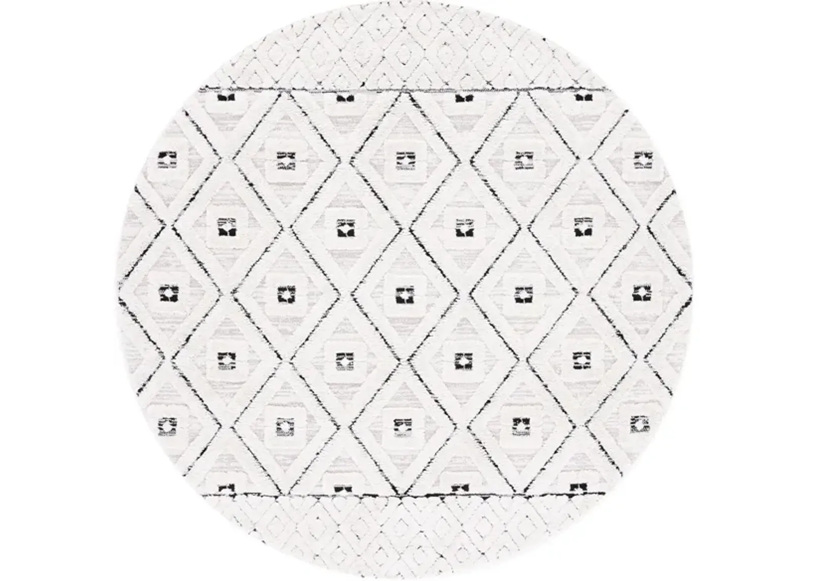 Marrakesh Area Rug in Gray / Ivory by Safavieh