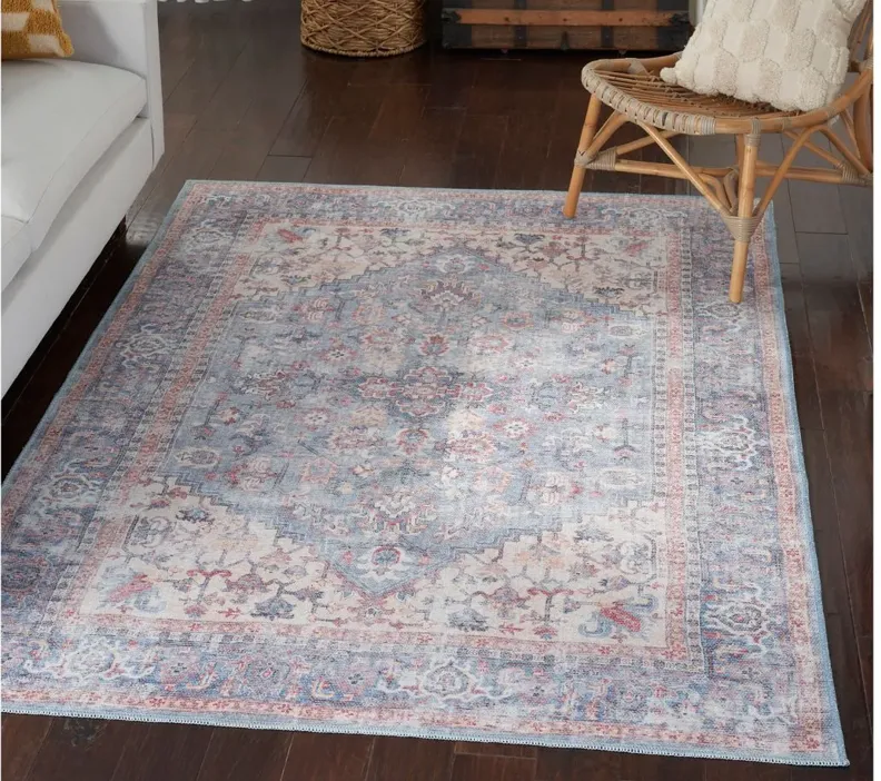 Nicole Curtis Albuquerque Area Rug in Blue/Multi by Nourison