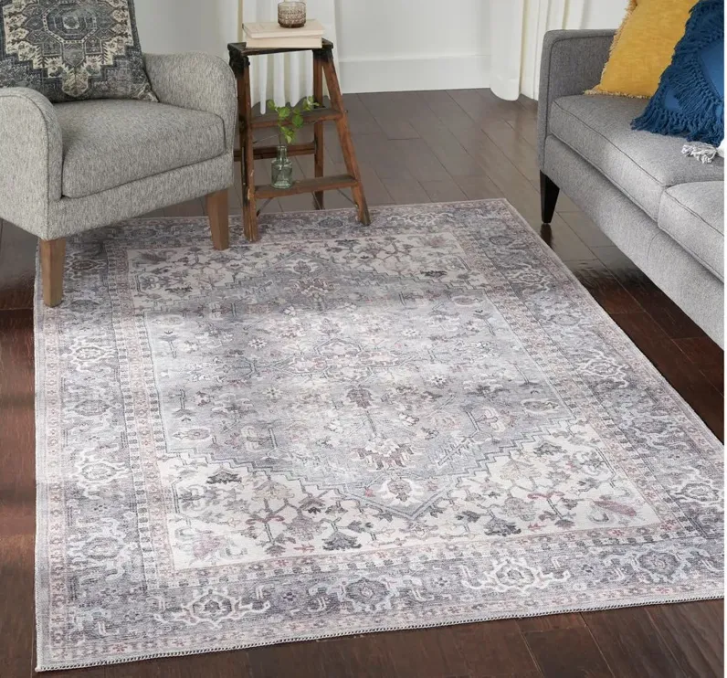 Nicole Curtis Albuquerque Area Rug in Gray by Nourison