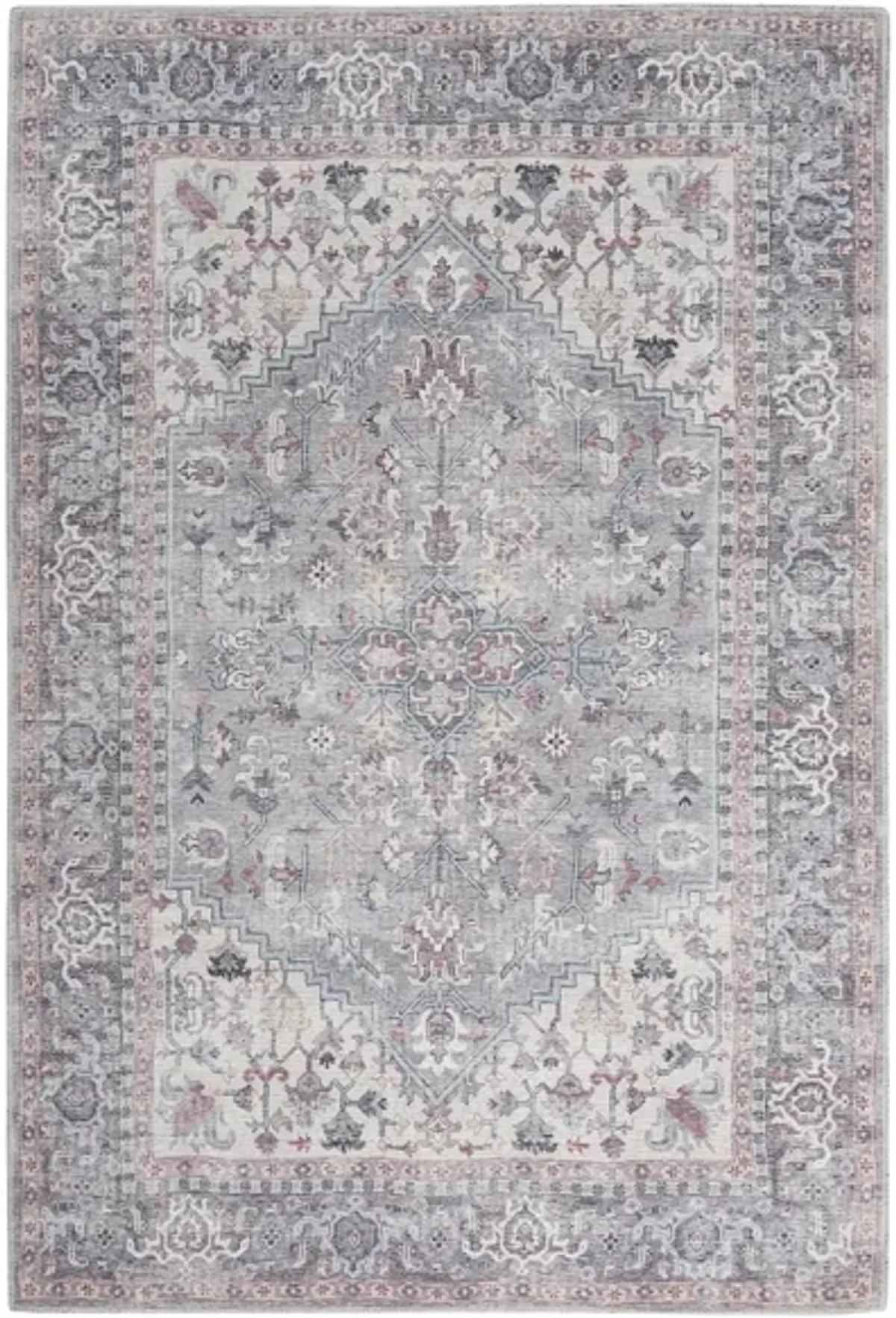 Nicole Curtis Albuquerque Area Rug in Gray by Nourison