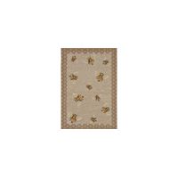 Liora Manne Honeycomb Bee Front Porch Rug in Natural by Trans-Ocean Import Co Inc