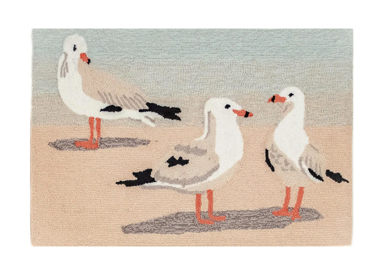 Liora Manne Gulls Front Porch Rug in Sand by Trans-Ocean Import Co Inc