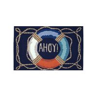 Liora Manne Ahoy Front Porch Rug in Navy by Trans-Ocean Import Co Inc