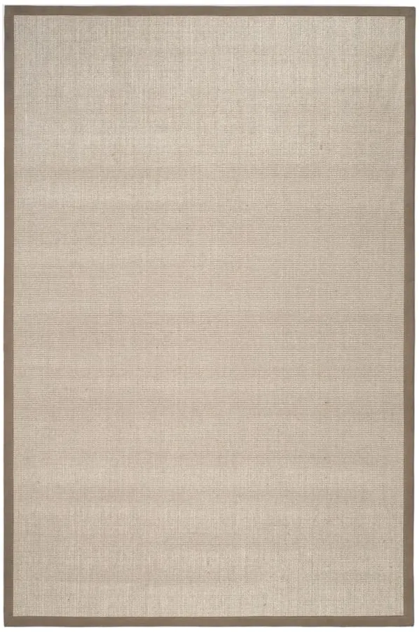 Natural Fiber Area Rug in Taupe/LightBrown by Safavieh