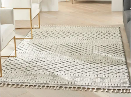 Woodlawn Area Rug in Ivory/Grey by Nourison