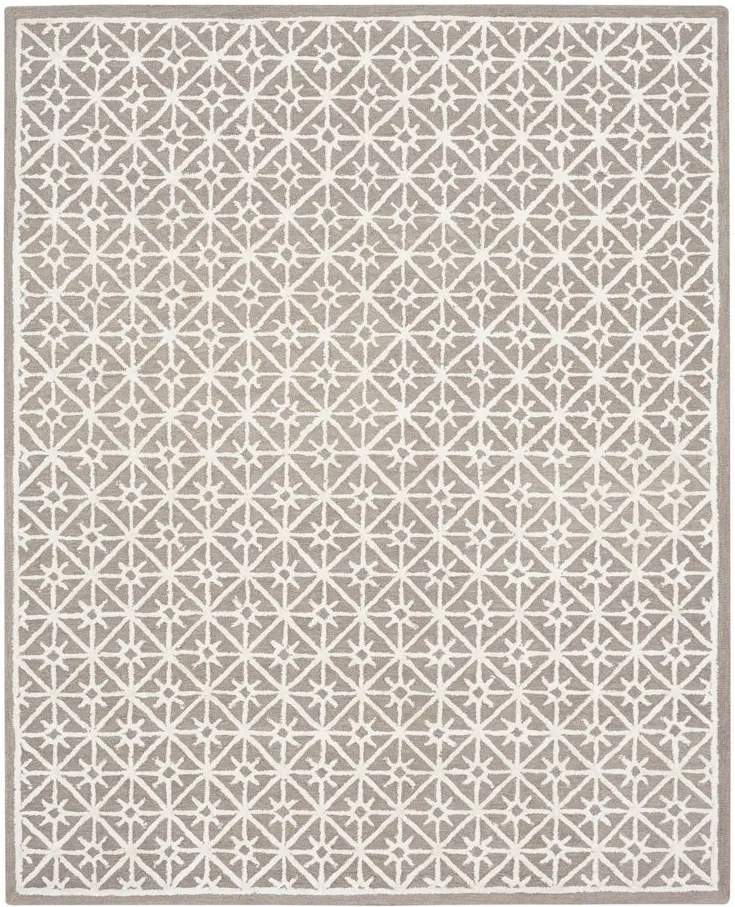 Nicole Curtis Caerthe Area Rug in Gray by Nourison