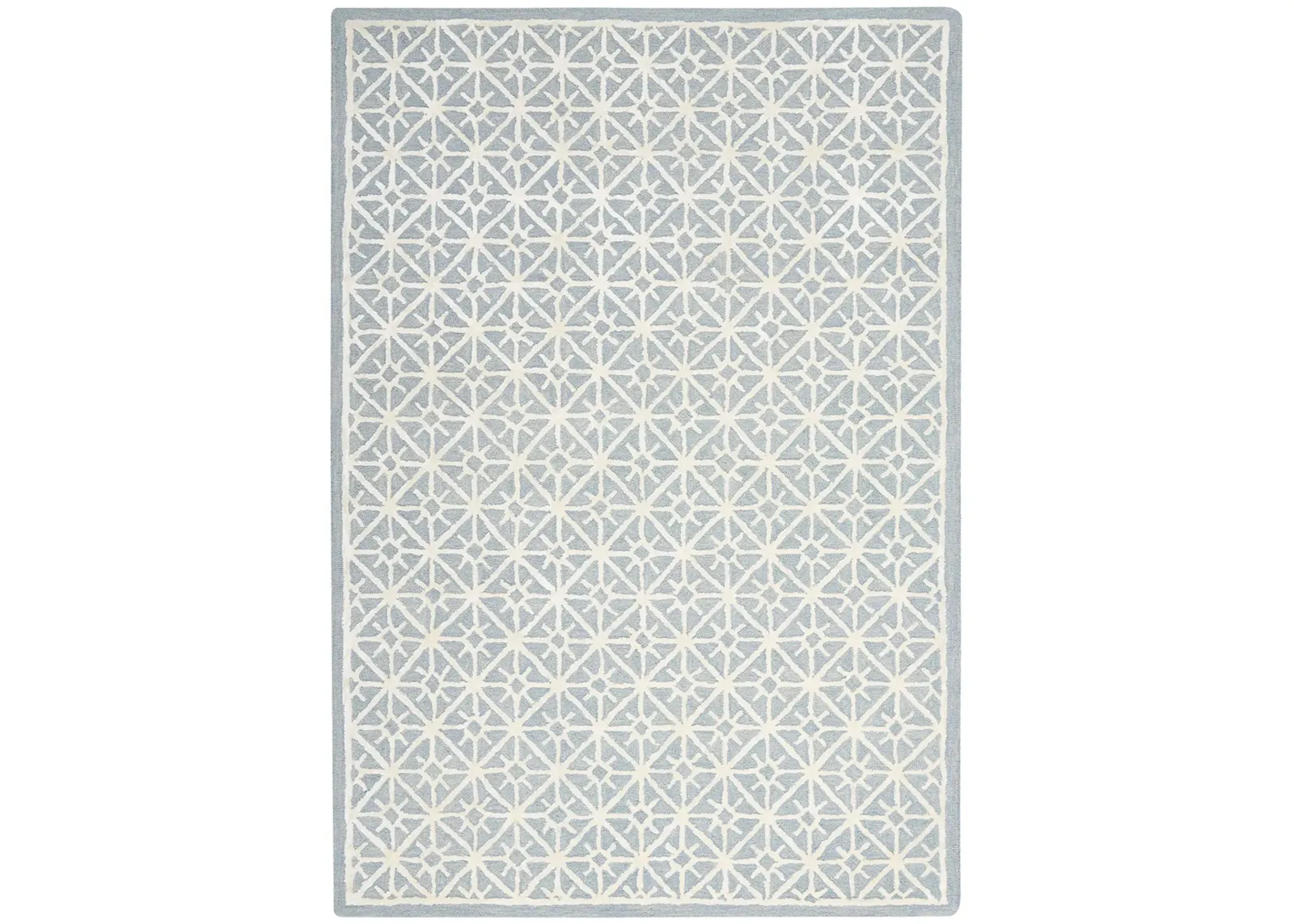 Nicole Curtis Caerthe Area Rug in Light Blue by Nourison