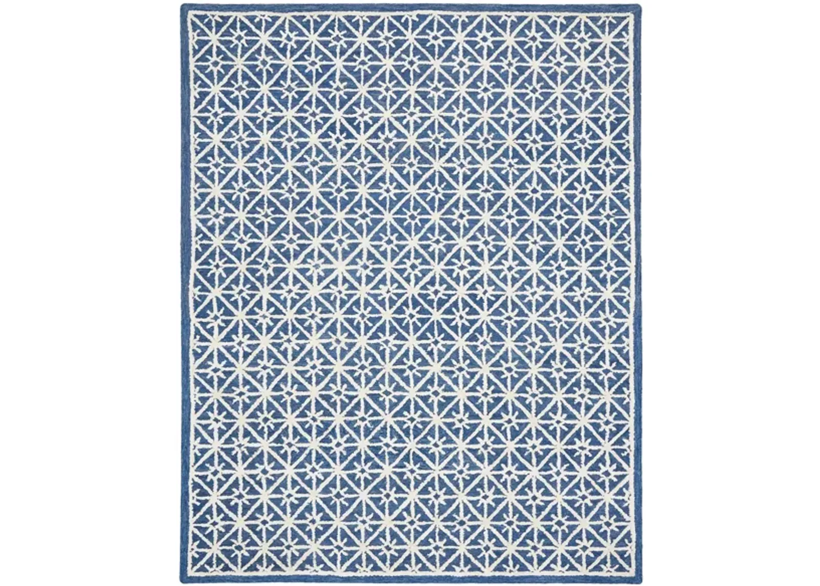 Nicole Curtis Caerthe Area Rug in Blue by Nourison