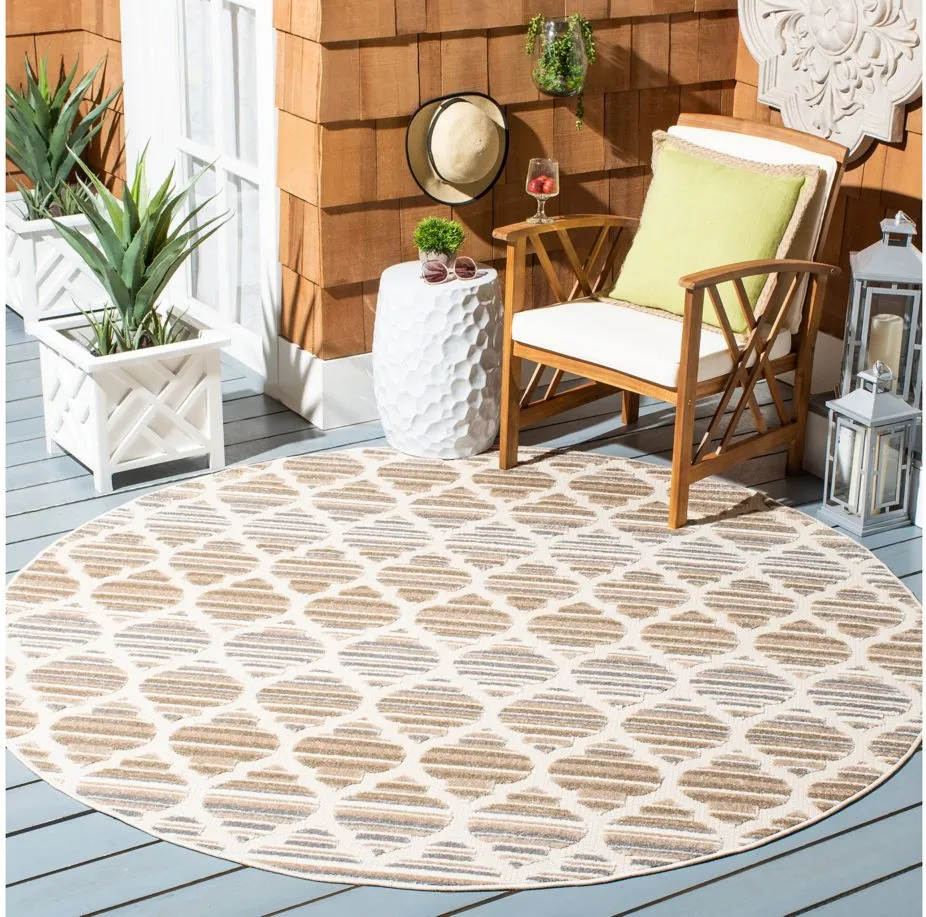 Cabana I Area Rug in Gray & Ivory by Safavieh