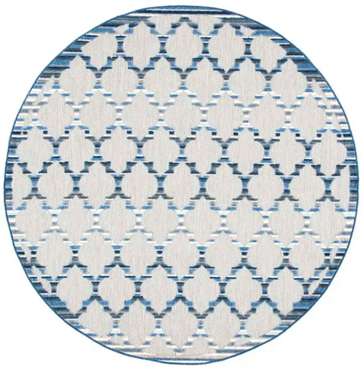 Cabana I Area Rug in Gray & Blue by Safavieh