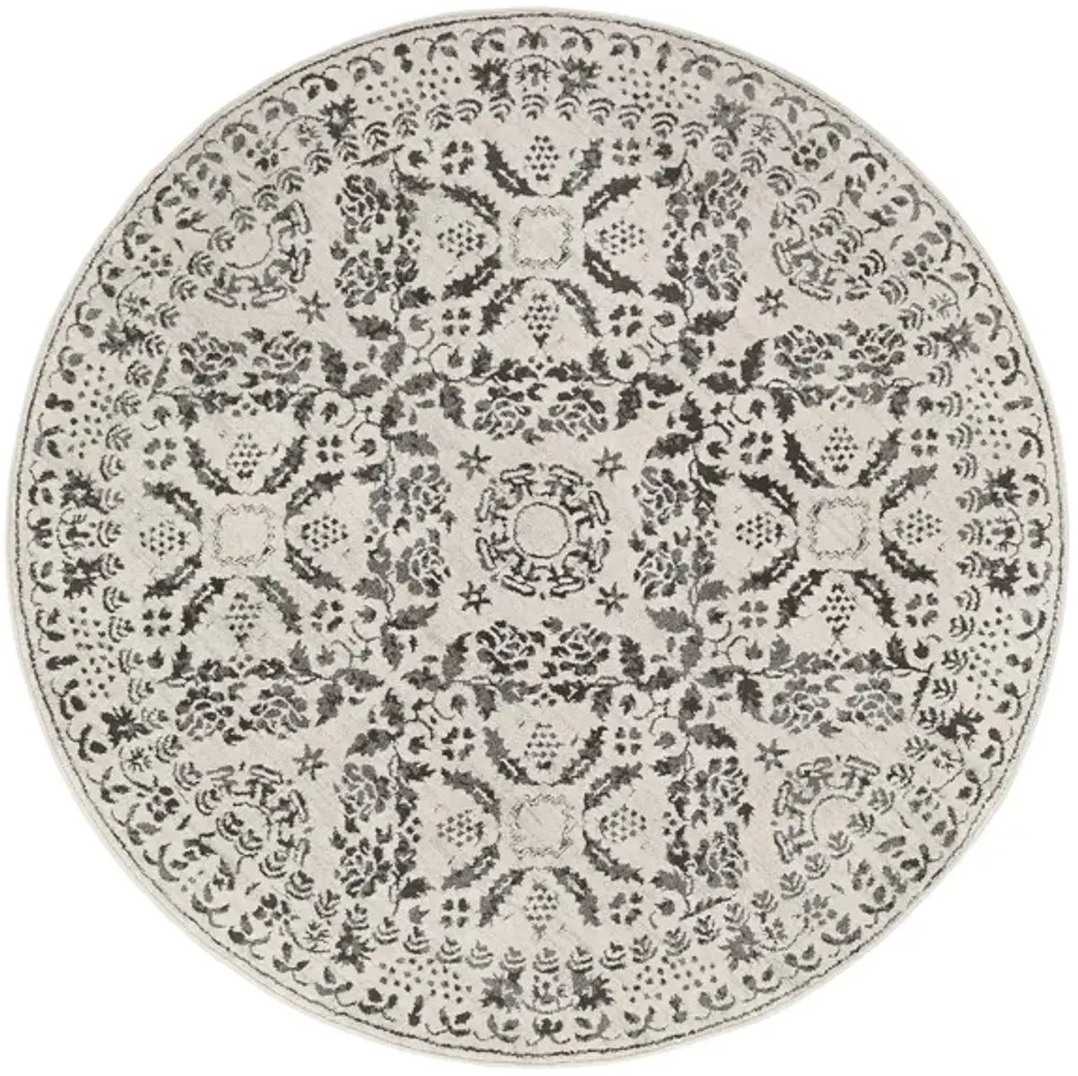 Bahar Area Rug in Medium Gray, Charcoal, Beige, Taupe by Surya