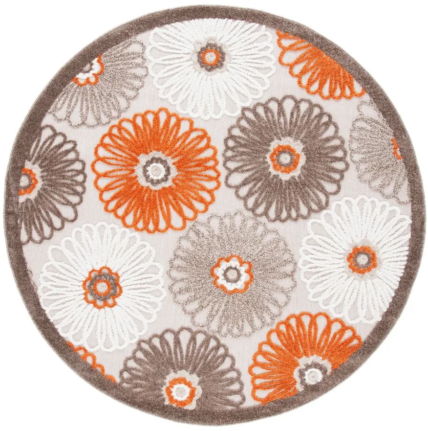 Cabana IV Area Rug in Beige & Orange by Safavieh