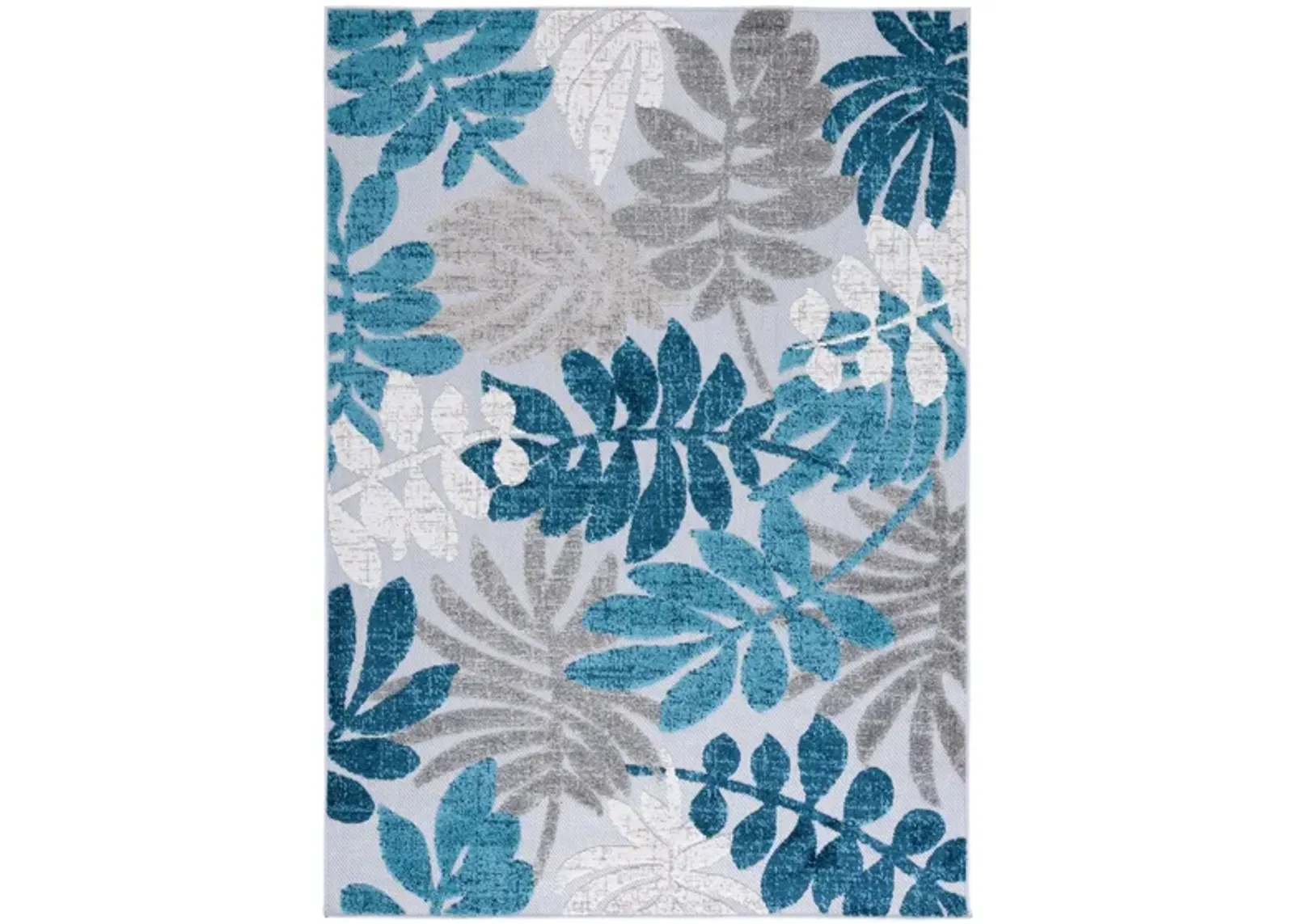 Cabana V Area Rug in Gray & Blue by Safavieh