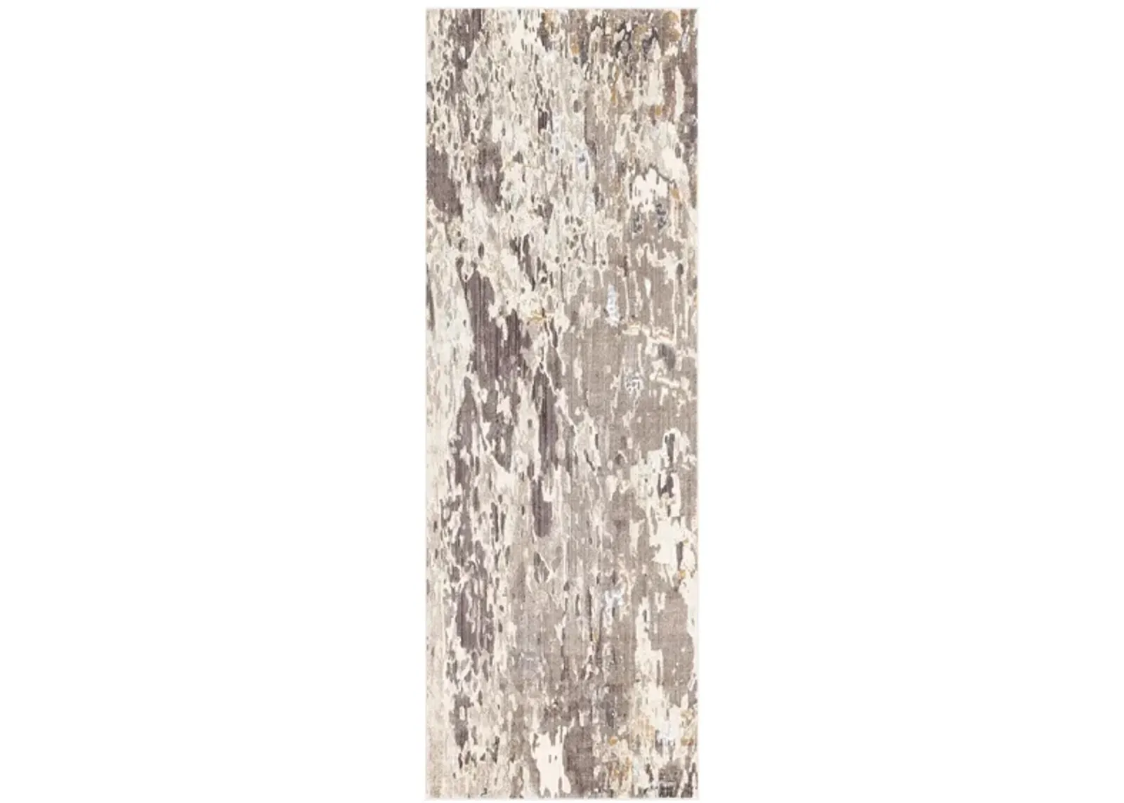 Crescendo Rug in Khaki, Beige, Dark Brown, Silver Gray by Surya